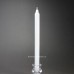 29cm Classic Column Rustic Dinner Candles - White